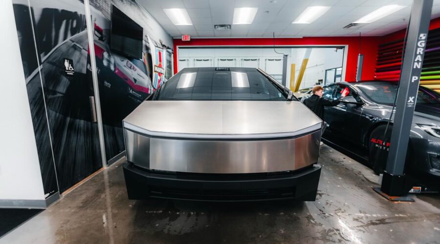 Cybertruck Vinyl Wrap Houston TX