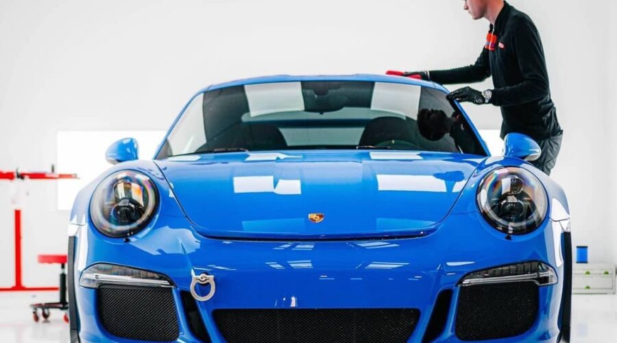 Porsche GT3 RS Window Tint Houston