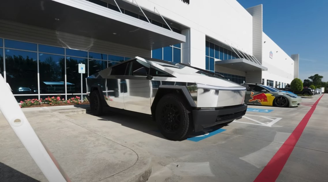 chrome cyber truck Houston TX