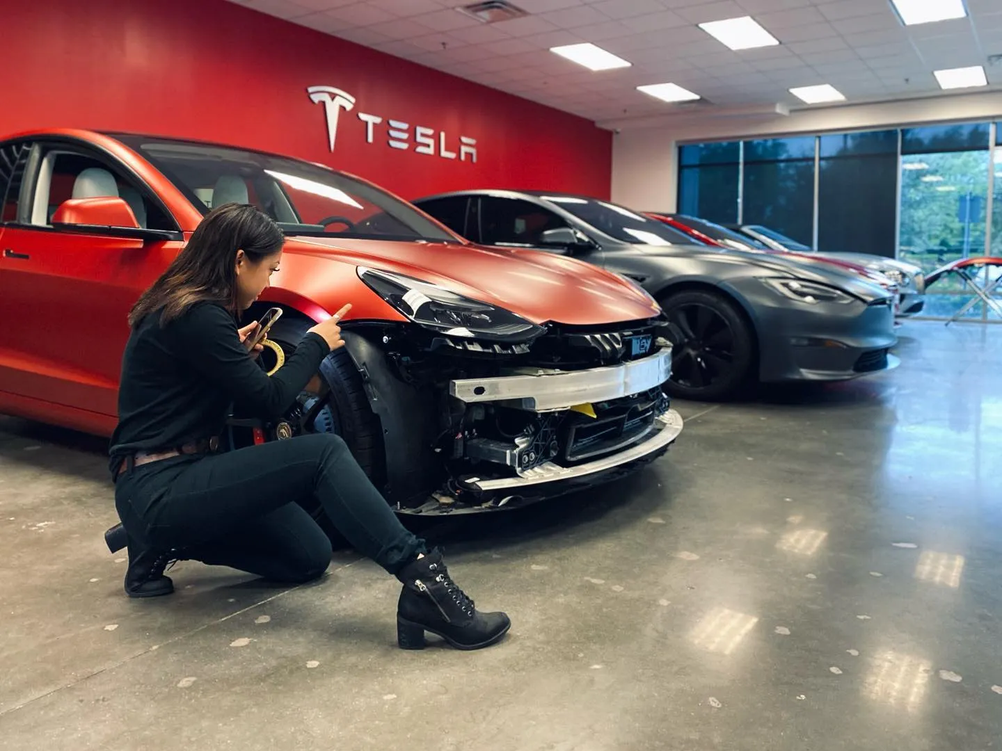Tesla Wrap Houston TX